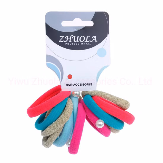 Legami elastici per capelli per bambini alla moda in nylon morbido all'ingrosso
