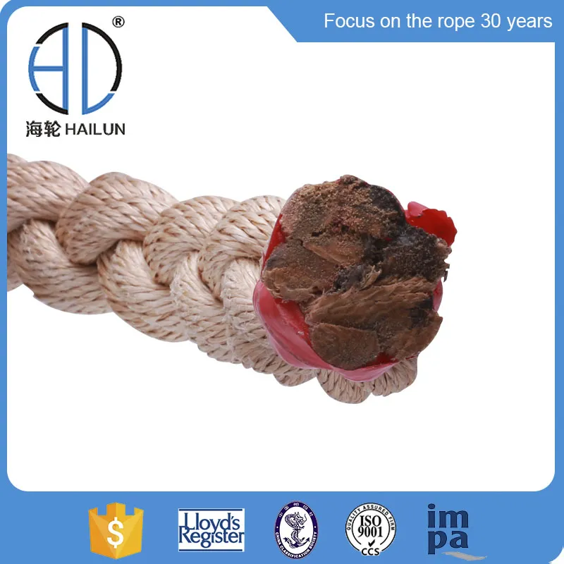 Fune da traino intrecciata a 8/12 fili ad alta resistenza in polipropilene PP, nylon monofilamento, fune da traino per ormeggio marino