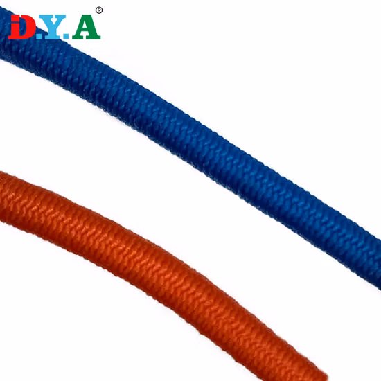 Corda elastica in gomma PP nera con larghezza di 5 mm o personalizzata per l'abbigliamento da allenamento