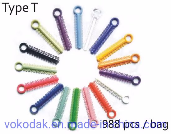 Legatura ortodontica per legatura elastica con CE ISO FDA